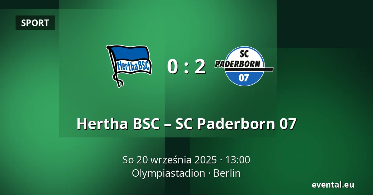 Hertha BSC – SC Paderborn 07 — Olympiastadion, Berlin