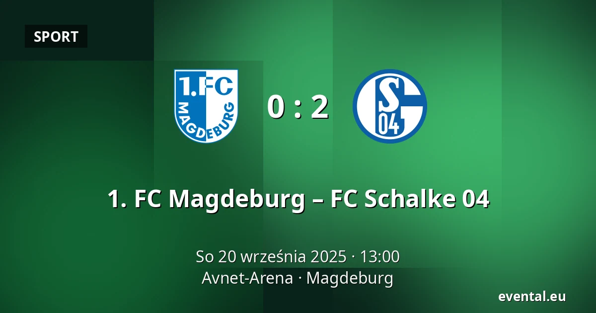 1. FC Magdeburg – FC Schalke 04 — Avnet-Arena, Magdeburg
