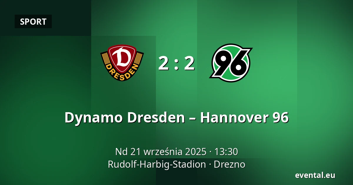 Dynamo Dresden – Hannover 96 — Rudolf-Harbig-Stadion, Drezno