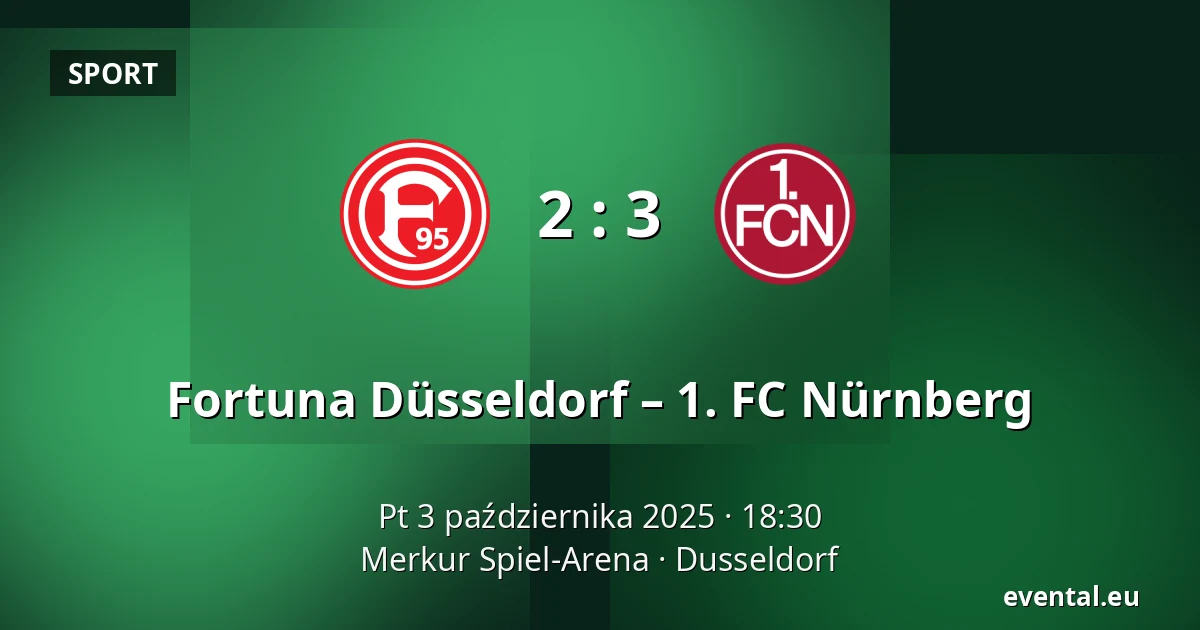 Fortuna Düsseldorf – 1. FC Nürnberg — Merkur Spiel-Arena, Dusseldorf