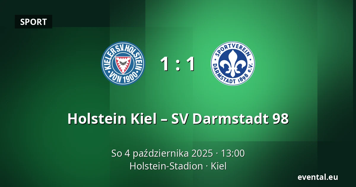 Holstein Kiel – SV Darmstadt 98 — Holstein-Stadion, Kiel
