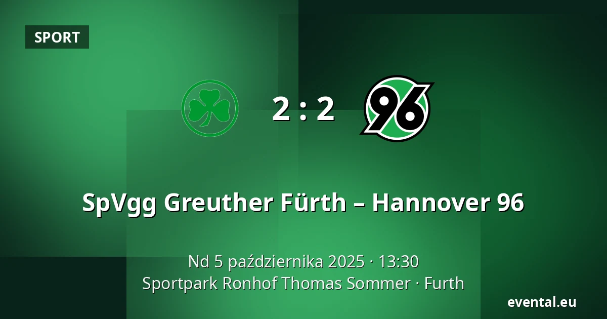SpVgg Greuther Fürth – Hannover 96 — Sportpark Ronhof Thomas Sommer, Furth