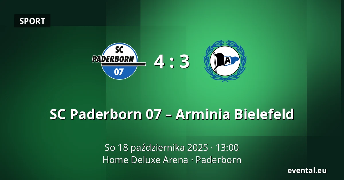 SC Paderborn 07 – Arminia Bielefeld — Home Deluxe Arena, Paderborn