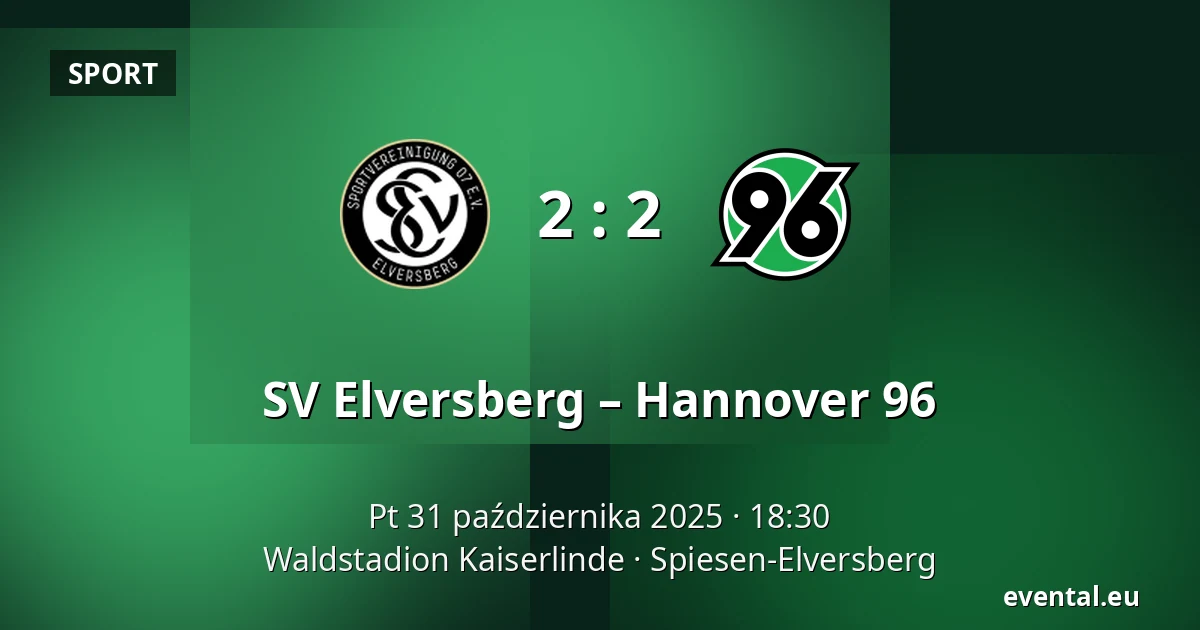 SV Elversberg – Hannover 96 — Waldstadion Kaiserlinde, Spiesen-Elversberg