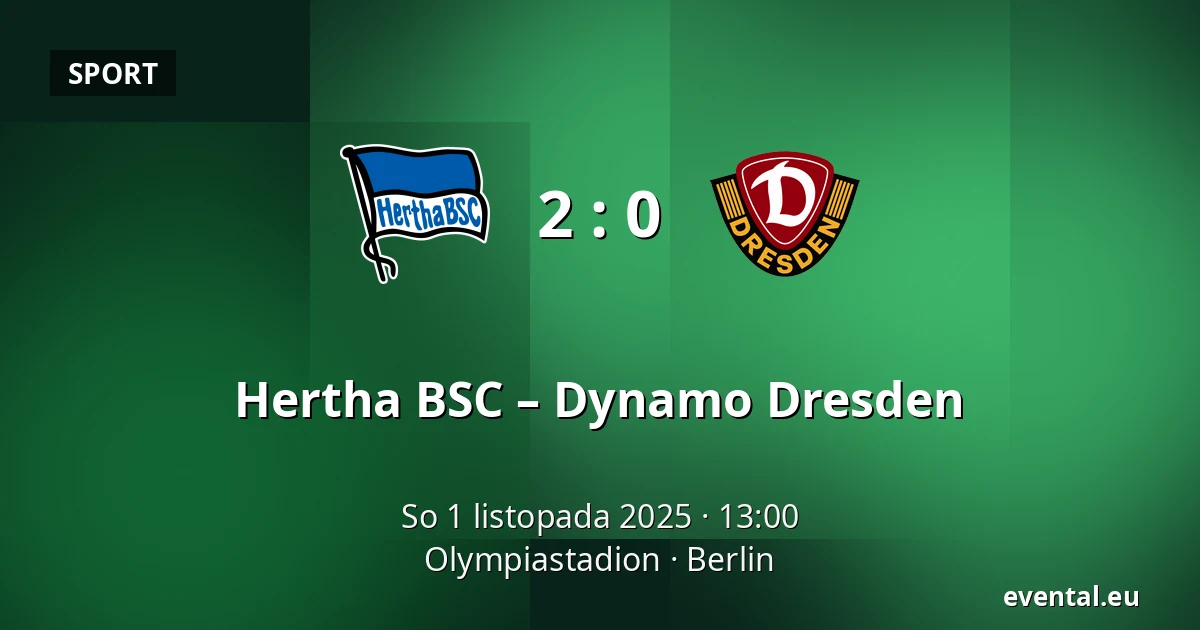Hertha BSC – Dynamo Dresden — Olympiastadion, Berlin