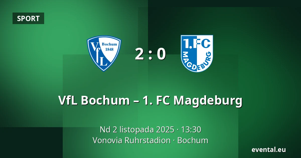 VfL Bochum – 1. FC Magdeburg — Vonovia Ruhrstadion, Bochum