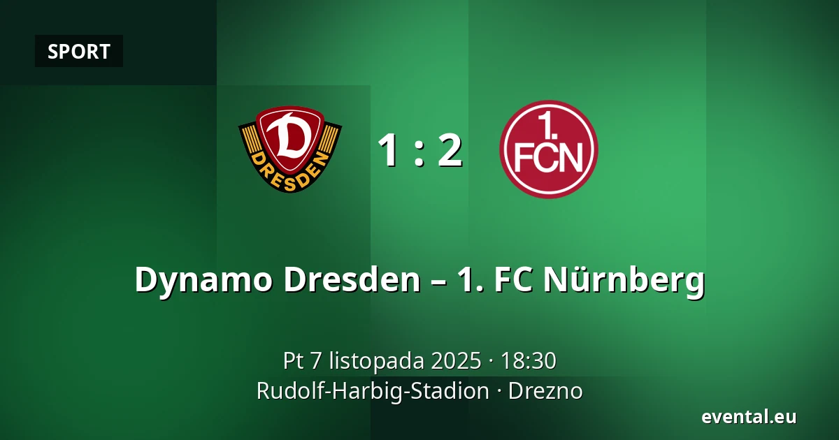 Dynamo Dresden – 1. FC Nürnberg — Rudolf-Harbig-Stadion, Drezno