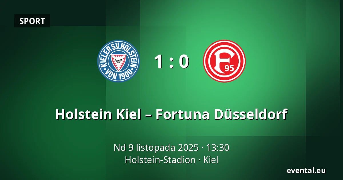 Holstein Kiel – Fortuna Düsseldorf — Holstein-Stadion, Kiel