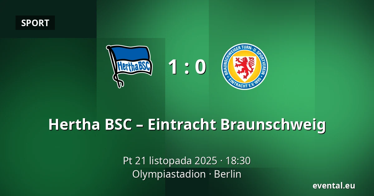 Hertha BSC – Eintracht Braunschweig — Olympiastadion, Berlin