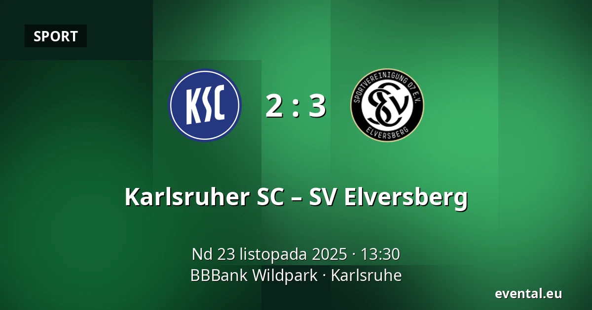 Karlsruher SC – SV Elversberg — BBBank Wildpark, Karlsruhe