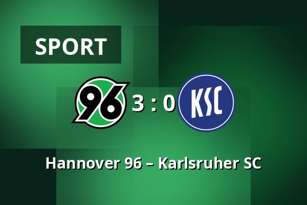 Hannover 96 – Karlsruher SC — Heinz von Heiden Arena, Hannover