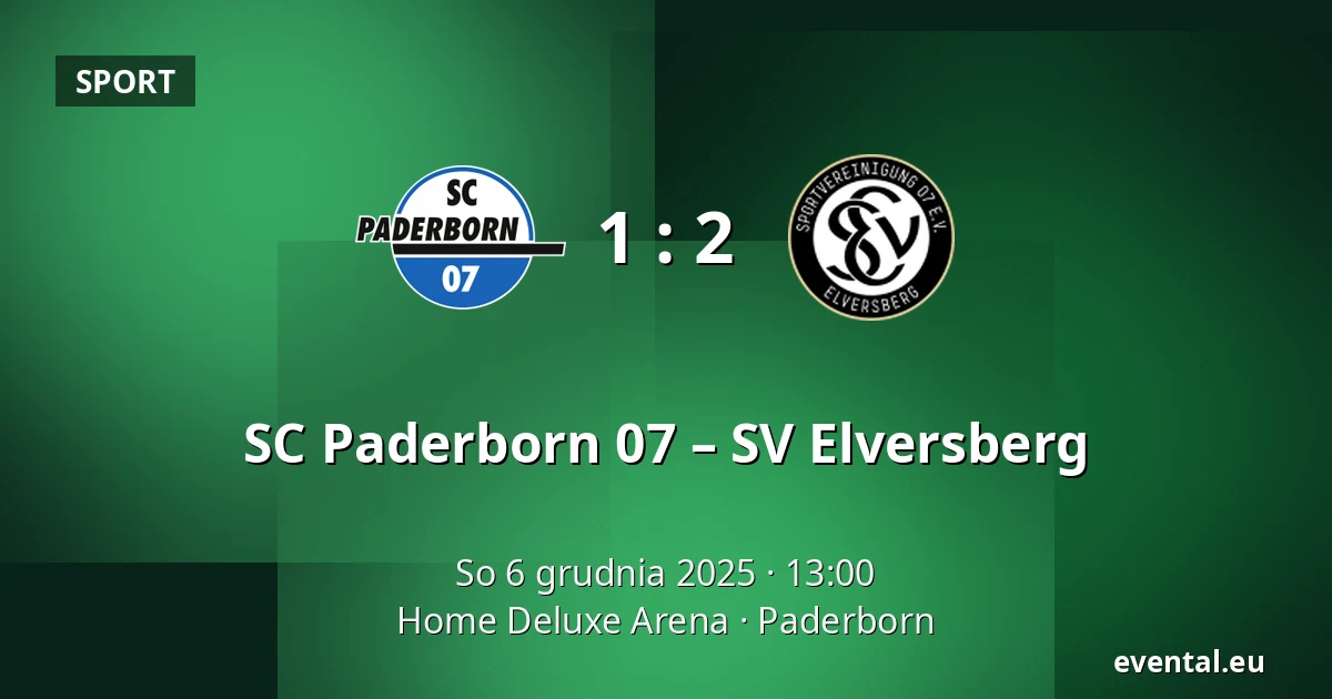 SC Paderborn 07 – SV Elversberg — Home Deluxe Arena, Paderborn