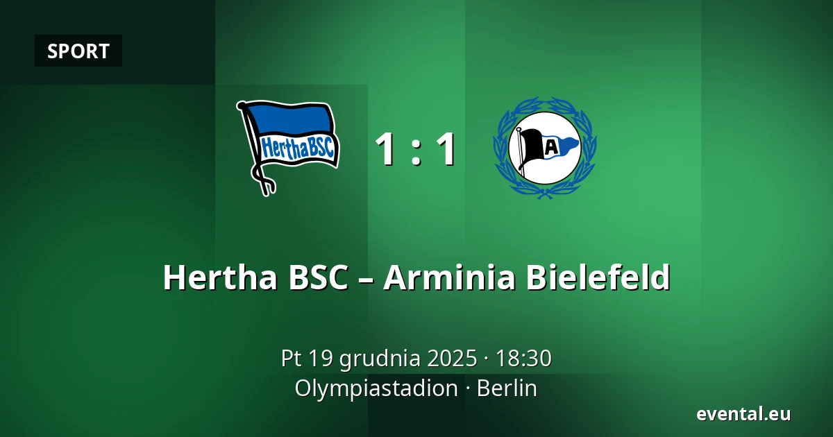 Hertha BSC – Arminia Bielefeld — Olympiastadion, Berlin