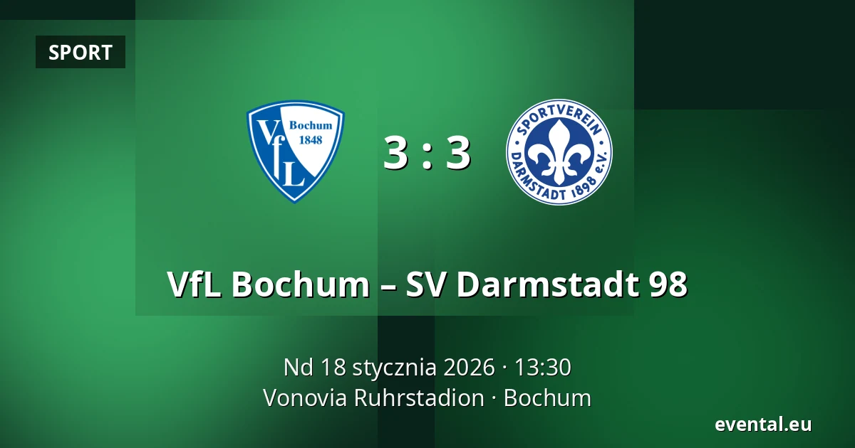 VfL Bochum – SV Darmstadt 98 — Vonovia Ruhrstadion, Bochum