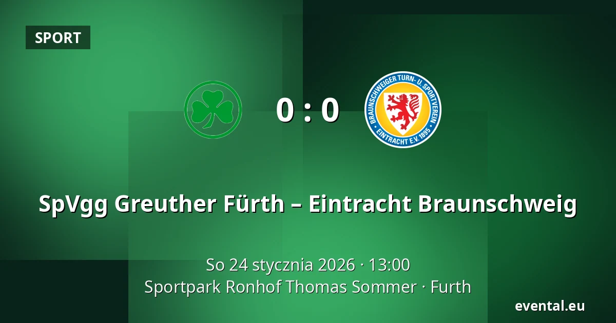 SpVgg Greuther Fürth – Eintracht Braunschweig — Sportpark Ronhof Thomas Sommer, Furth