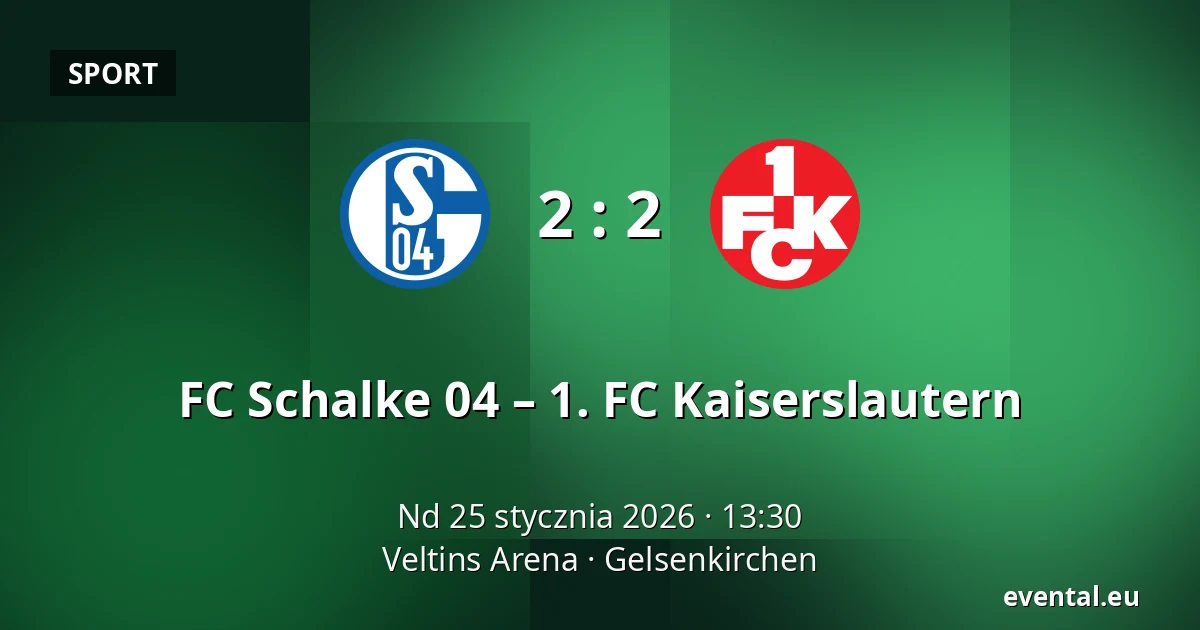 FC Schalke 04 – 1. FC Kaiserslautern — Veltins Arena, Gelsenkirchen