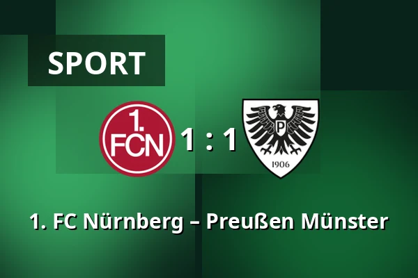 1. FC Nürnberg – Preußen Münster — Max-Morlock-Stadion, Norymberga