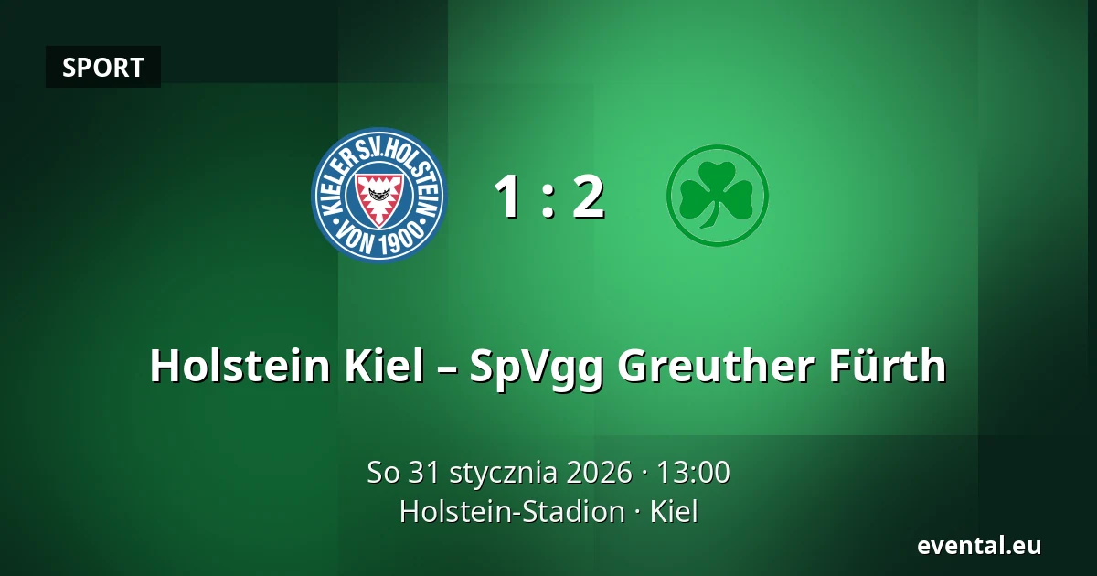 Holstein Kiel – SpVgg Greuther Fürth — Holstein-Stadion, Kiel