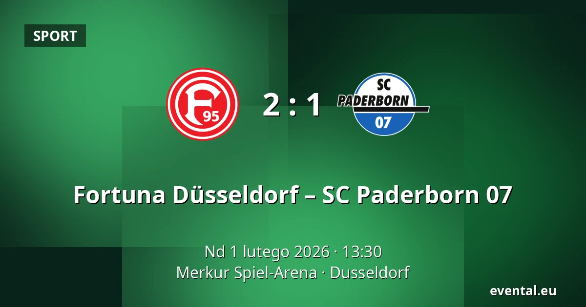 Fortuna Düsseldorf – SC Paderborn 07 — Merkur Spiel-Arena, Dusseldorf