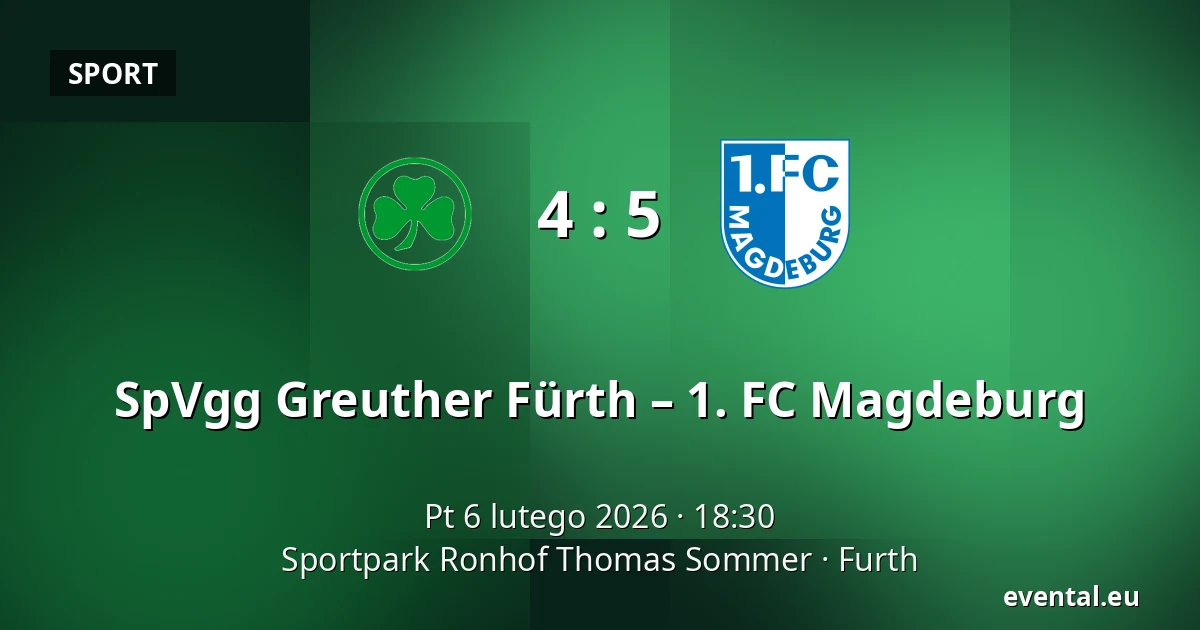SpVgg Greuther Fürth – 1. FC Magdeburg — Sportpark Ronhof Thomas Sommer, Furth