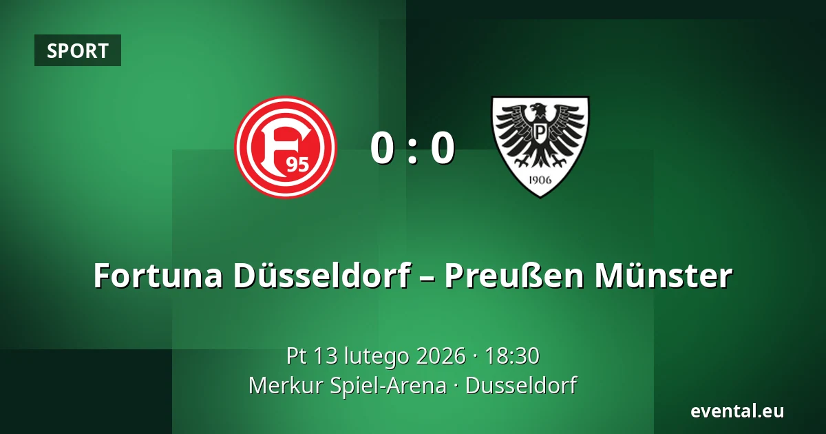 Fortuna Düsseldorf – Preußen Münster — Merkur Spiel-Arena, Dusseldorf