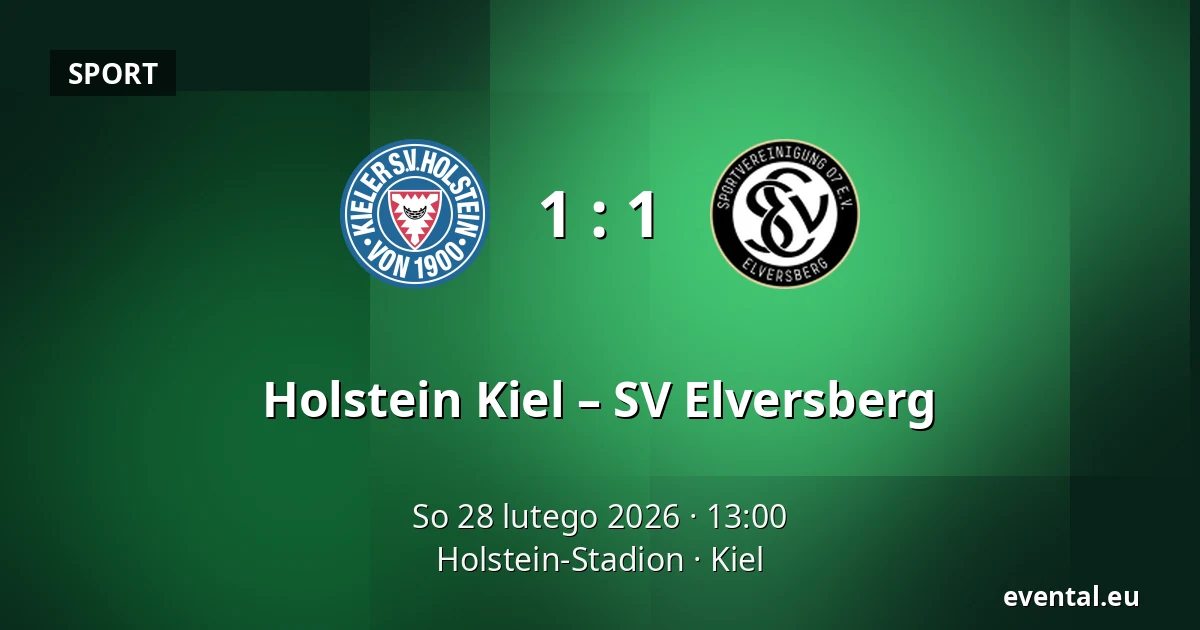 Holstein Kiel – SV Elversberg — Holstein-Stadion, Kiel