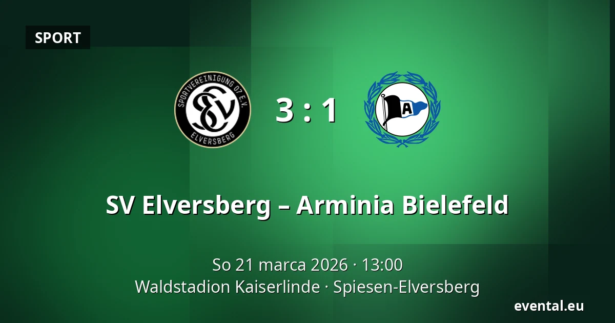 SV Elversberg – Arminia Bielefeld — Waldstadion Kaiserlinde, Spiesen-Elversberg