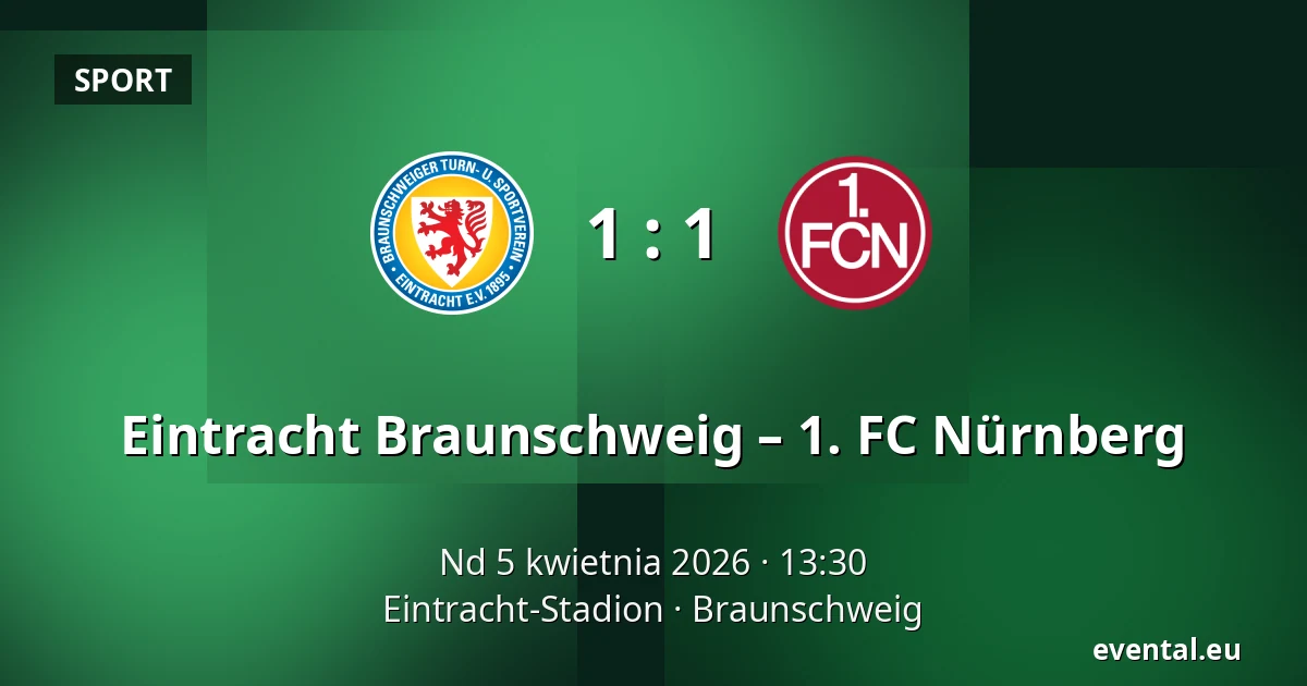 Eintracht Braunschweig – 1. FC Nürnberg — Eintracht-Stadion, Braunschweig