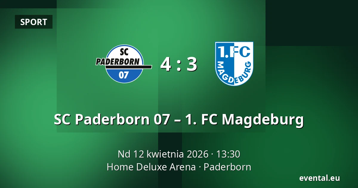 SC Paderborn 07 – 1. FC Magdeburg — Home Deluxe Arena, Paderborn