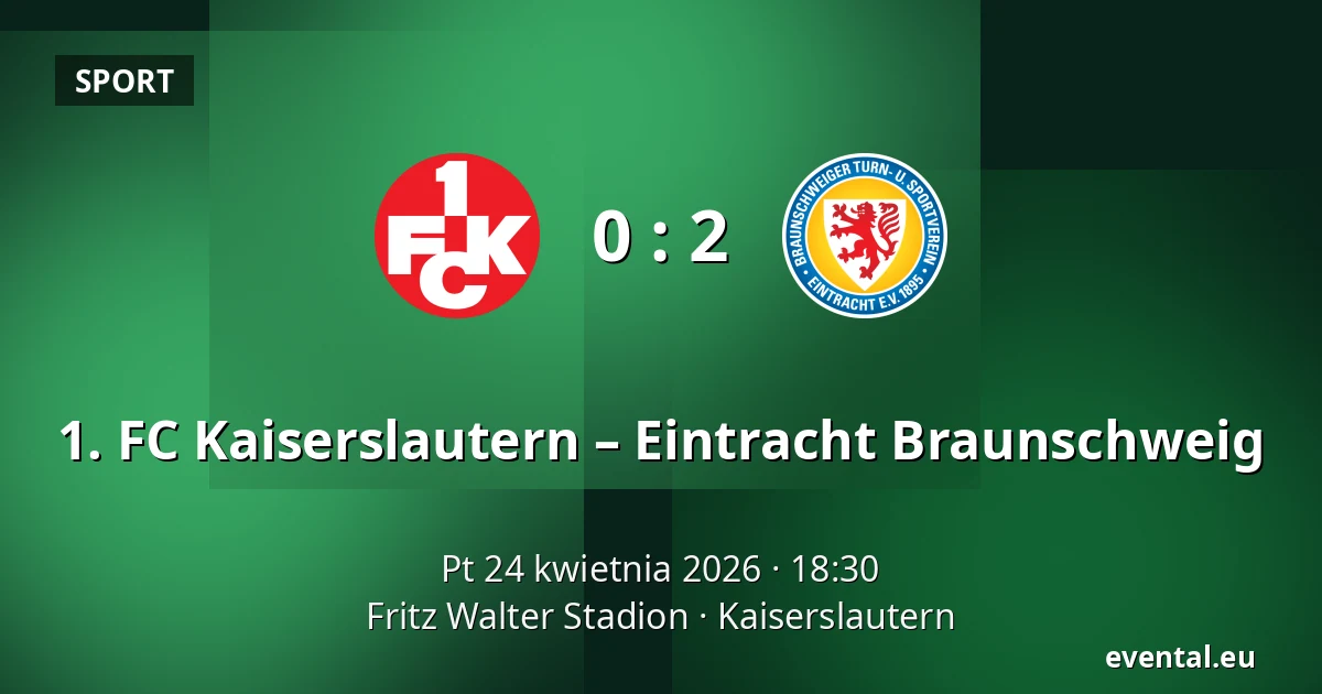 1. FC Kaiserslautern – Eintracht Braunschweig — Fritz Walter Stadion, Kaiserslautern