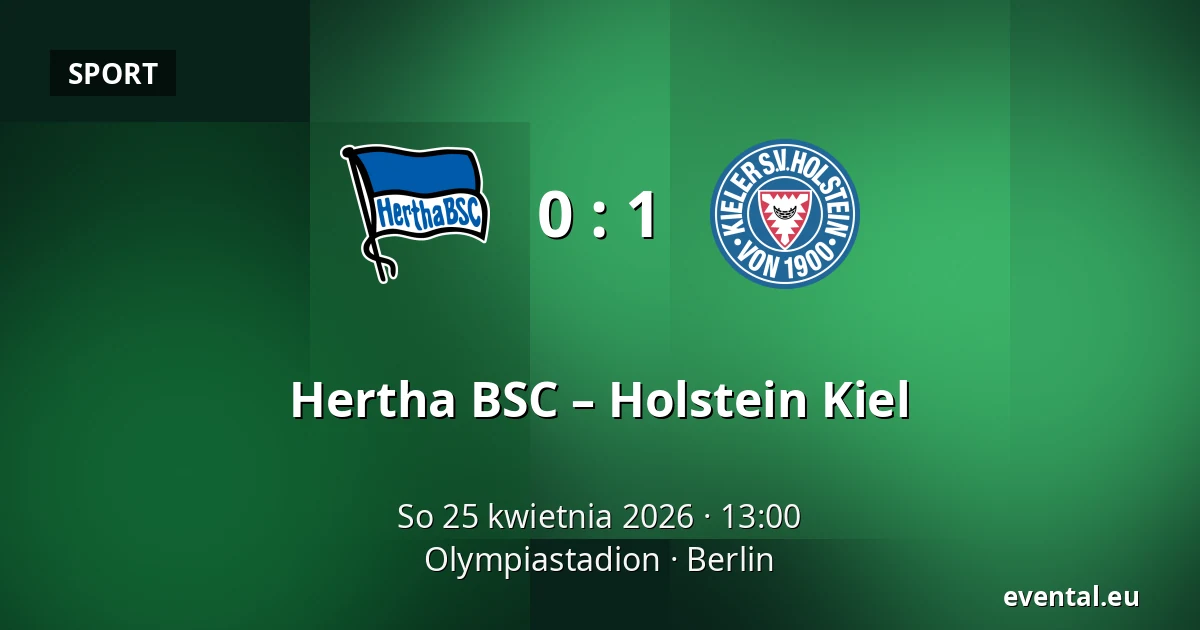 Hertha BSC – Holstein Kiel — Olympiastadion, Berlin