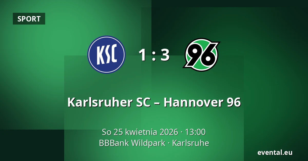 Karlsruher SC – Hannover 96 — BBBank Wildpark, Karlsruhe