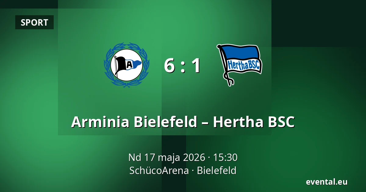 Arminia Bielefeld – Hertha BSC — SchücoArena, Bielefeld