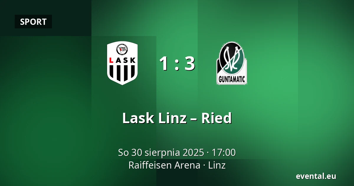 Lask Linz – Ried — Raiffeisen Arena, Linz