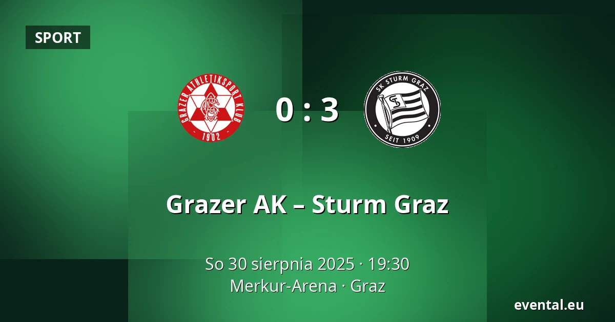 Grazer AK – Sturm Graz — Merkur-Arena, Graz