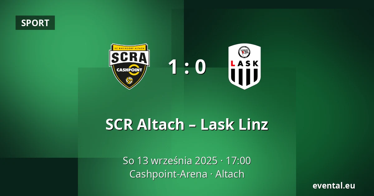 SCR Altach – Lask Linz — Cashpoint-Arena, Altach