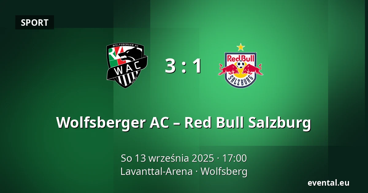 Wolfsberger AC – Red Bull Salzburg — Lavanttal-Arena, Wolfsberg