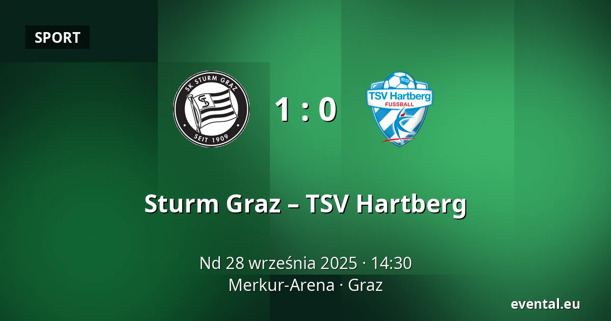 Sturm Graz – TSV Hartberg — Merkur-Arena, Graz