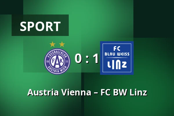 Austria Vienna – FC BW Linz — Generali Arena, Wiedeń