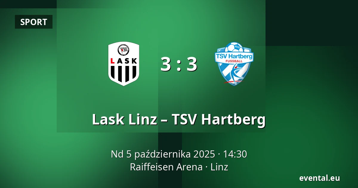 Lask Linz – TSV Hartberg — Raiffeisen Arena, Linz