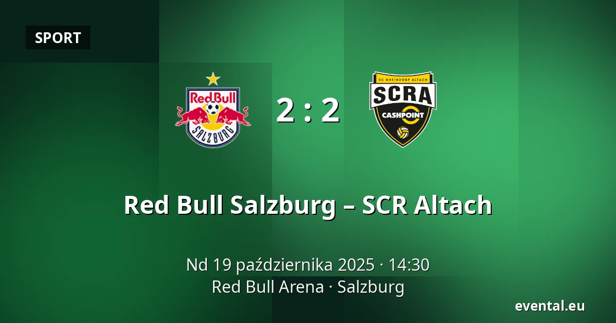 Red Bull Salzburg – SCR Altach — Red Bull Arena, Salzburg