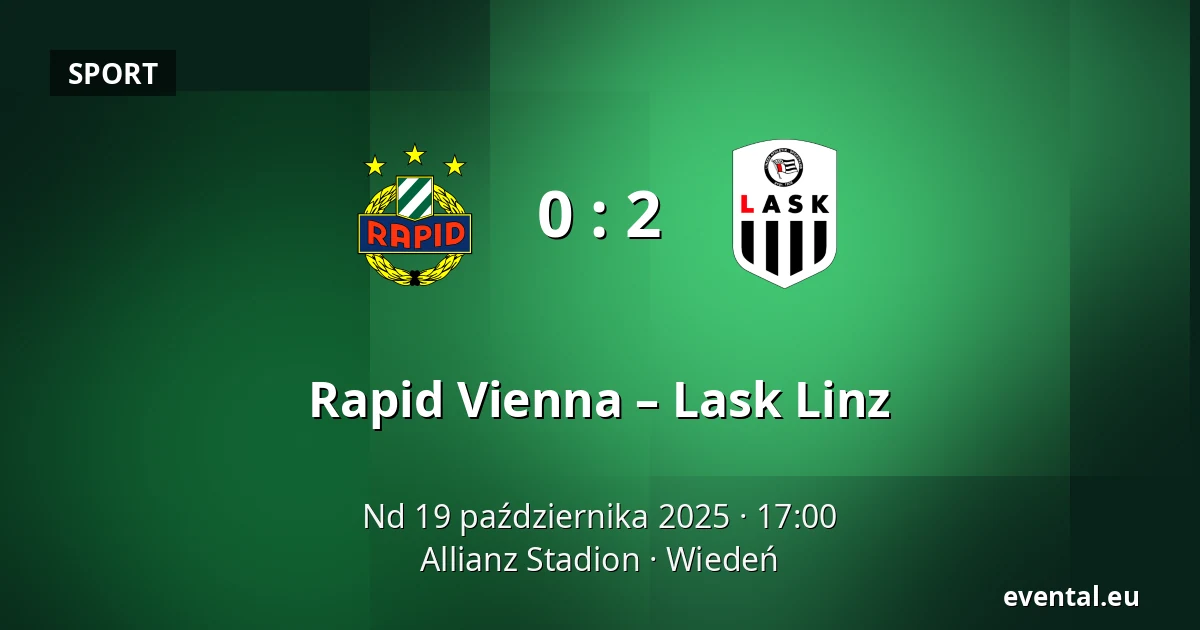 Rapid Vienna – Lask Linz — Allianz Stadion, Wiedeń