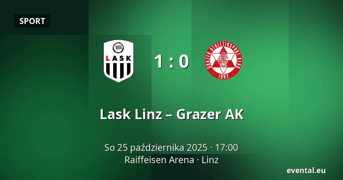 Lask Linz – Grazer AK — Raiffeisen Arena, Linz
