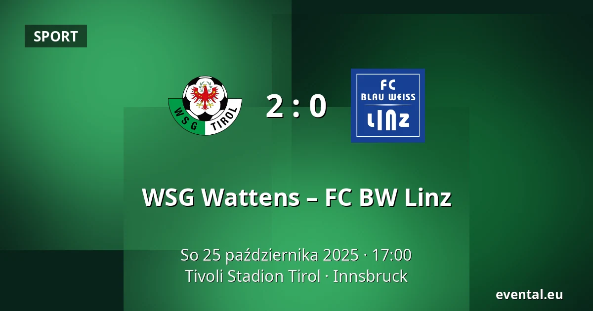 WSG Wattens – FC BW Linz — Tivoli Stadion Tirol, Innsbruck