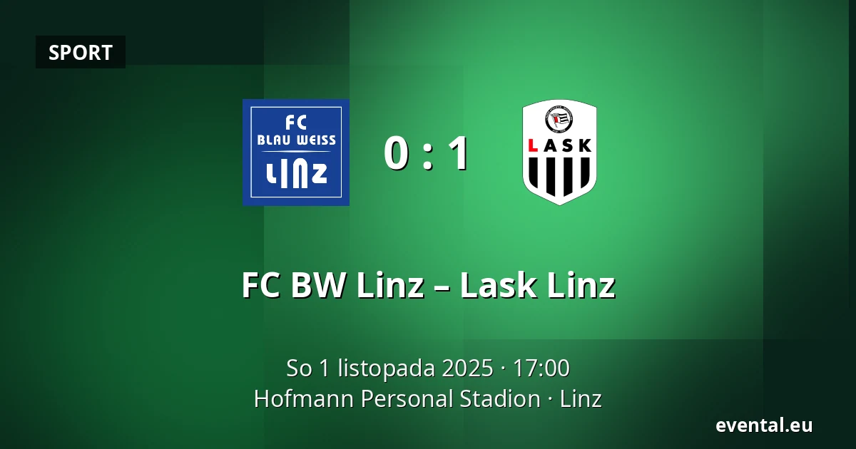 FC BW Linz – Lask Linz — Hofmann Personal Stadion, Linz