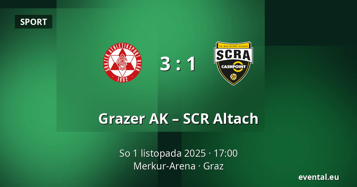 Grazer AK – SCR Altach — Merkur-Arena, Graz