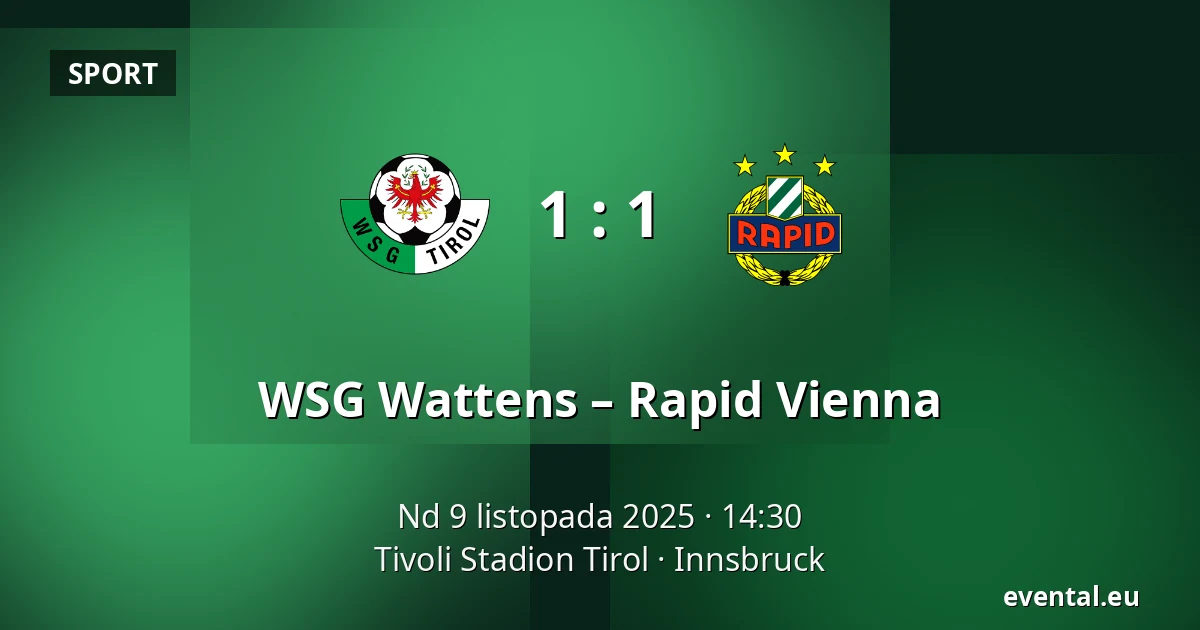 WSG Wattens – Rapid Vienna — Tivoli Stadion Tirol, Innsbruck