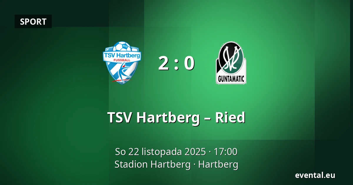 TSV Hartberg – Ried — Stadion Hartberg, Hartberg
