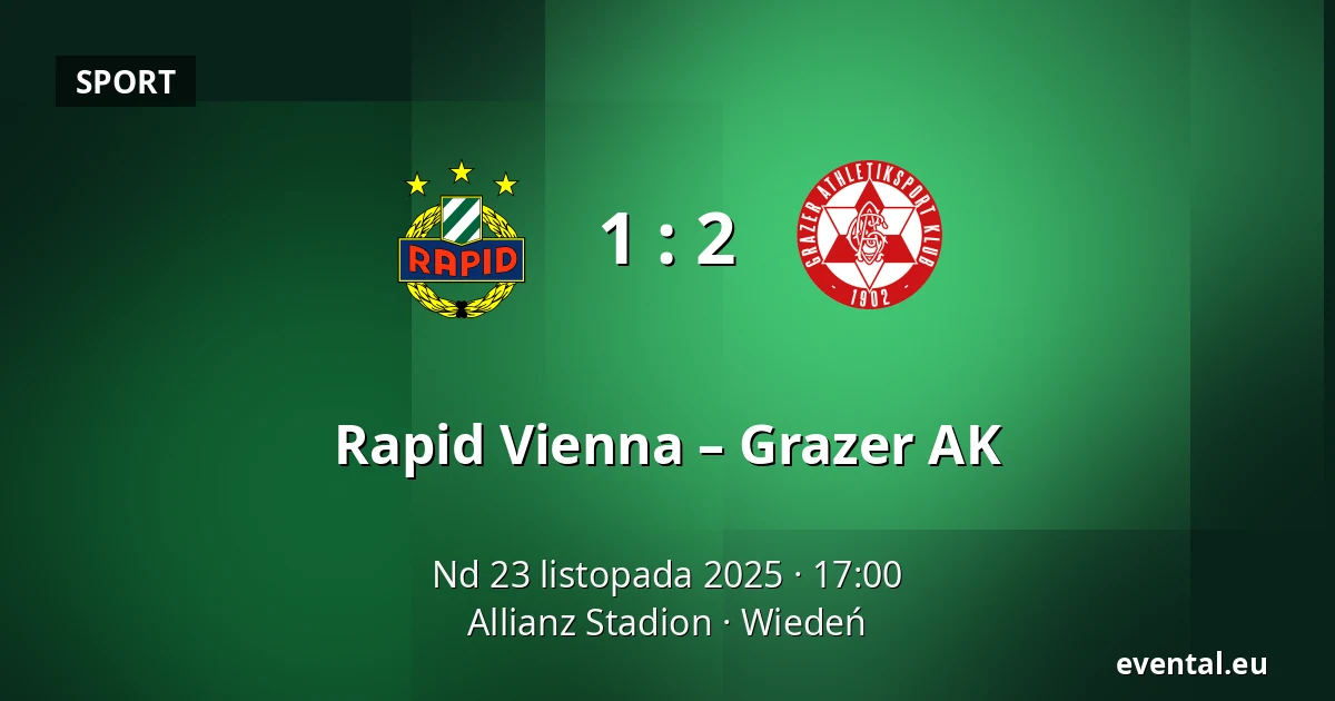 Rapid Vienna – Grazer AK — Allianz Stadion, Wiedeń