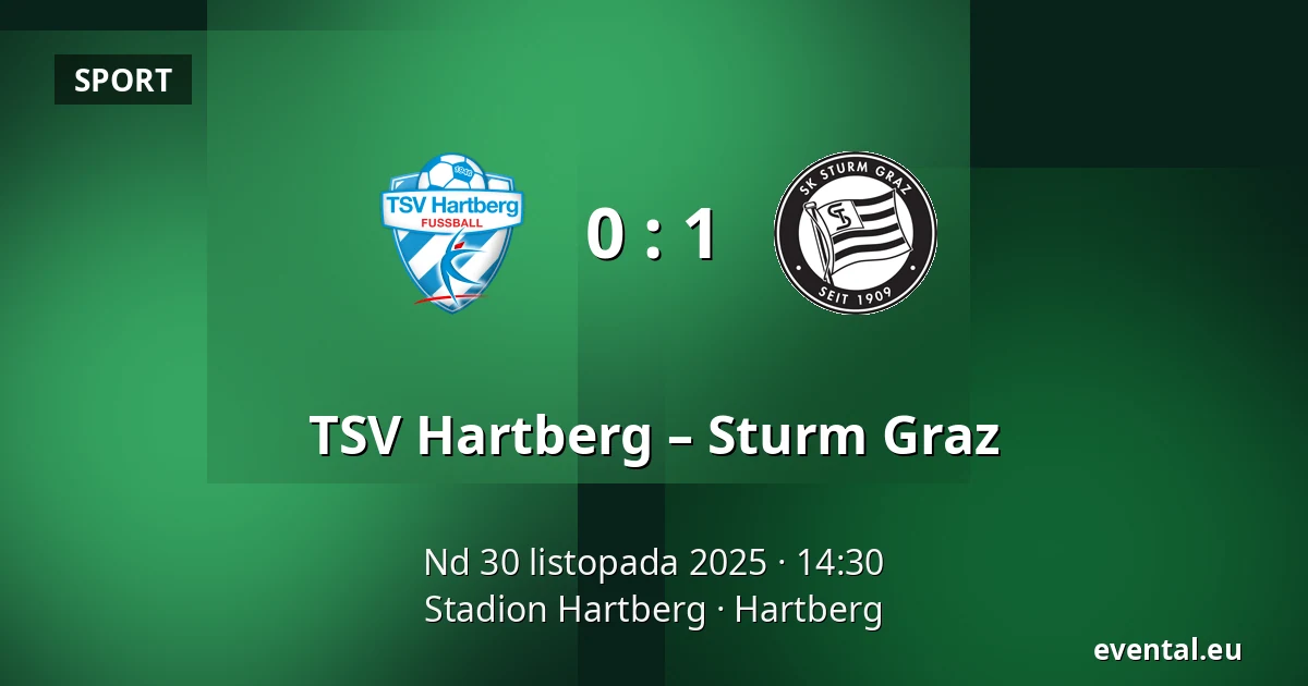 TSV Hartberg – Sturm Graz — Stadion Hartberg, Hartberg